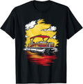 Pontoon Boat Retro Apparel Viral TikTok Find US Top Pick