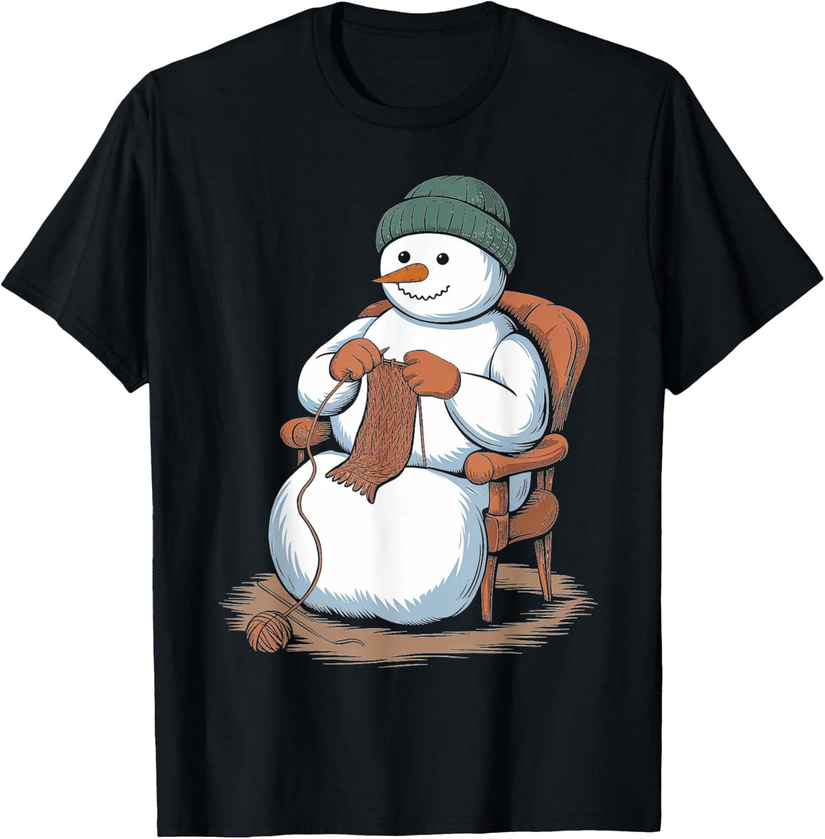 Snowman Knitting Yarn Cozy Winter Scene Yarn Supply | Viral US Pick | Customer Favorite