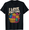 I Love Knitting Yarn Balls Basket Yarn Supply | High Search Volume | Best Seller Choice