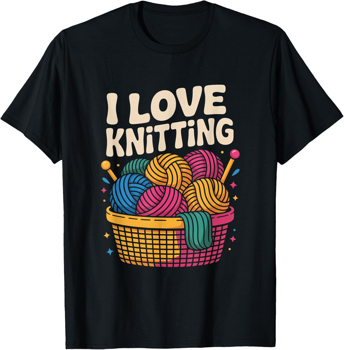 I Love Knitting Yarn Balls Basket Yarn Supply | High Search Volume | Best Seller Choice