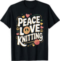 Peace Love Knitting Retro Yarn Design Yarn Supply | Top Rated | Best Seller Choice