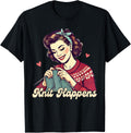 Knitting Lover Knitter Knitting Queen Yarn Knit Happens Yarn Supply | Top Rated | High CTR Title