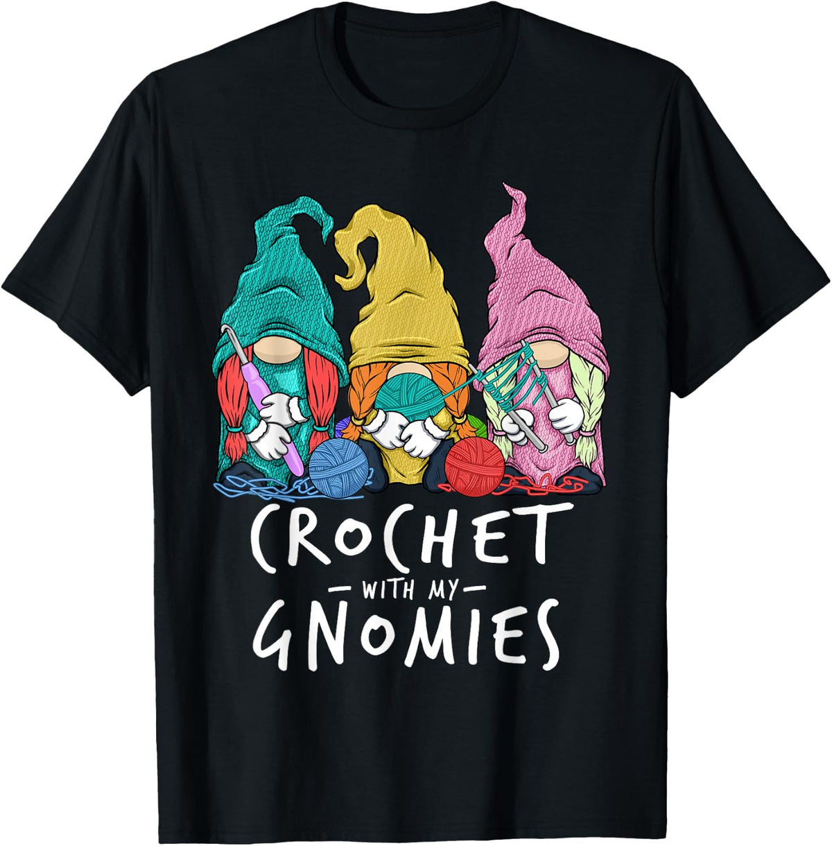 Crochet Gnomes Crochet With My Gnomies Crocheting Yarn Supply | Viral US Pick | Customer Favorite