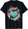 Crochet Yarn Heart Love Crocheting Crocheter Womens Gifts Yarn Supply | Viral US Pick | Best Seller Choice