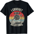 I Crochet Past My Bedtime Retro Yarn Hook Yarn Supply | Trending 2025 | Perfect for Crafters