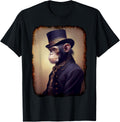Victorian Style Portrait Of A Chimpanzee, Steampunk, Monkey Apparel | Viral US Pick | High CTR Title