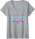 Womens Too Little Time For All My Stash Knitting Yarn Crochet V-Neck Yarn Supply | High Search Volume | Customer Favo...