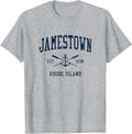 Jamestown RI Vintage Navy Crossed Oars Boat Anchor Apparel Viral TikTok Find US Top Pick