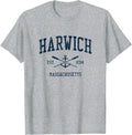 Harwich MA Vintage Navy Crossed Oars Boat Anchor Apparel Comfort Fit Everyday Wear