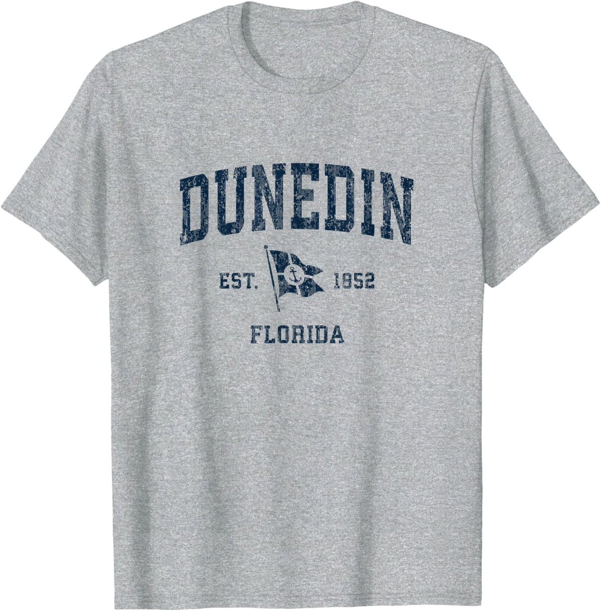 Dunedin FL Vintage Sports Navy Boat Anchor Flag Apparel High Search Demand Hot Right Now