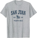 San Juan PR Vintage Sports Navy Boat Anchor Flag Apparel Premium Print Best Seller Look