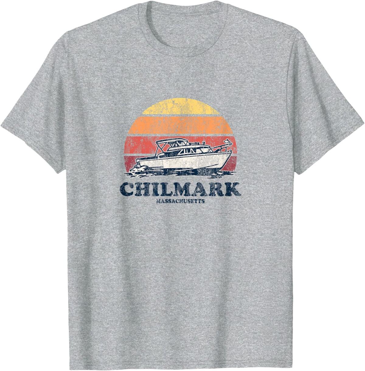 Chilmark MA Vintage Boating 70s Retro Boat Design Apparel Streetwear Style US Top Pick