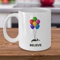 Funny Penguin Mug Believe Flying Penguin Penguin Gift Penguin Gifts Graphic Tee – Warm & Stylish · Trending Graphic Apparel