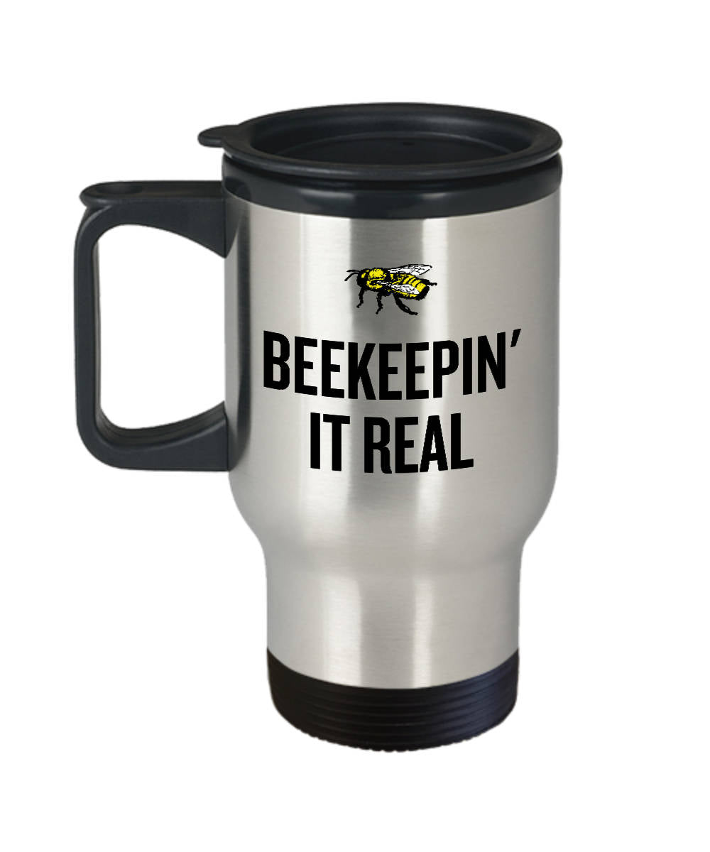 Beekeeping Present Idea Gift For Beekeeper Apiarist Honey Bee Travel Mug Beekeepin39 It Real Graphic Tee – Everyday Comfort · Great Gift For Fans