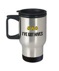 Beekeeping Present Idea Funny Gift For Beekeeper Apiarist Honey Bee Travel Mug I39ve Got Hives Graphic Tee – Everyday Comfort · High-Quality Print