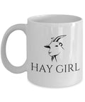Funny Goat Mug Goat Lover Present Goat Farmer Gift Hay Girl Graphic Tee – Feel-Good Design · Must-Have Style