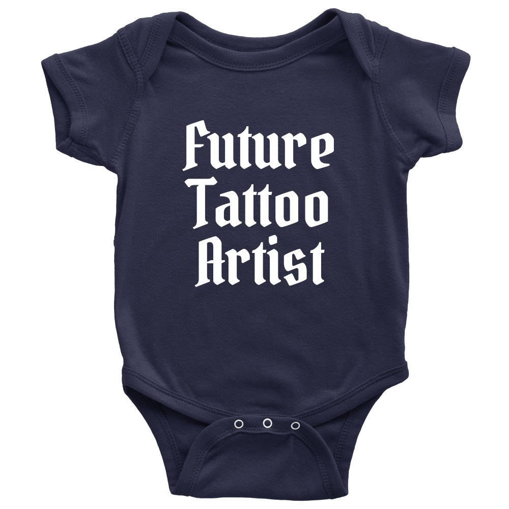 Cute Baby Onepiece Tattoo Baby Clothes Future Tattoo Artist Baby Shower First Birthday Gift Many Sizes And Colors Graphic Tee – Warm & Stylish · High-Quality Print