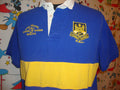 Vintage Polo By Ralph Lauren Blue and Yellow League Tourney 67 Athl 141 Assoc Rugby 5 Collar Shirt Sz 2XL Graphic Tee – Everyday Comfort · High-Quality Print