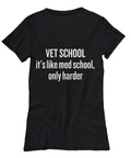 Funny Vet School Shirt Veterinarian Gift Idea Like Med School Only Harder Graphic Tee – Warm & Stylish · High-Quality Print