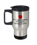Knitting Crochet Weaving Gift Idea Funny Weaver Knitter Travel Mug If I Can39t Bring My Yarn Graphic Tee – Fan Favorite · Great Gift For Fans