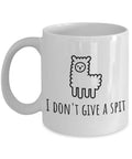 Cute Alpaca Mug Funny Gift For Alpaca or Lama Lover I Don39t Give A Spit Graphic Tee – Easygoing Wear · Top Pick For Any Outfit