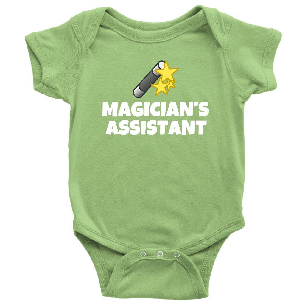 Cute Baby Onepiece Magician Baby Shirt Magician39s Assistant Illusionist Many Sizes And Colors Baby Shower First Birthday Graphic Tee – Feel-Good Design · Perfect For Daily Wear