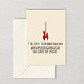 Funny Printable Birthday Card Sarcasm Birthday Card Air Guitar Guitarist Downloadable Card Banter Cheeky Card Birthday Joke Graphic Tee – Everyday Comfort · Perfect For Daily Wear
