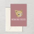 Cute Printable Card Printable Valentine Anniversary Card Birthday Cute Kitty Meow and Furever Instant Download Graphic Tee – Everyday Comfort · Trending Graphic Apparel