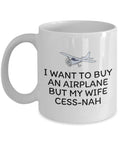 Funny Pilot Mug Pilot Gift Idea Aviator Present My Wife CessNah Graphic Tee – Cozy Vibes · Perfect For Daily Wear