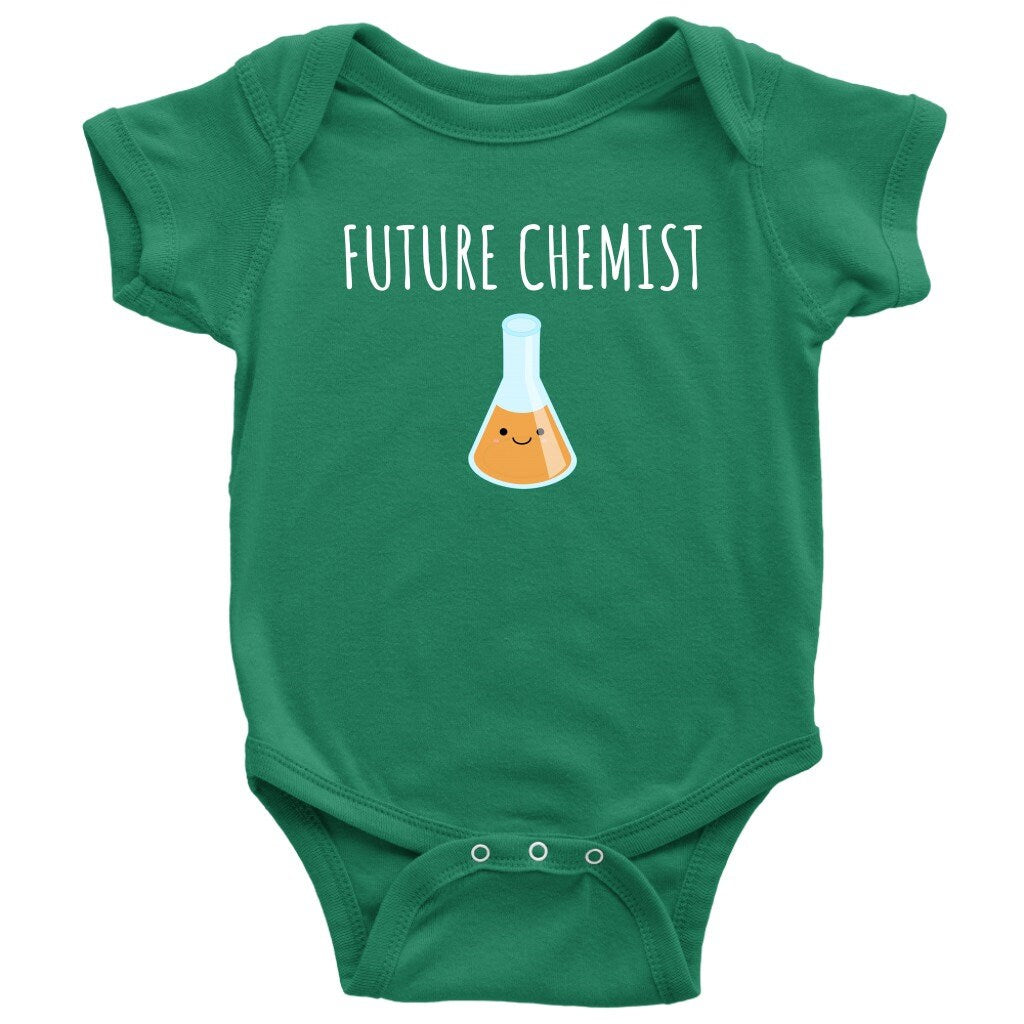 Cute Chemist Baby Shirt Chemistry Baby Onepiece Future Chemist Many Sizes And Colors Available Baby Shower or First Birthday Graphic Tee – Aesthetic Look · Must-Have Style