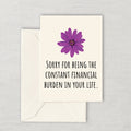 Printable Mother39s Day Card Funny Mother39s Day Card Mom Card Instant Download Financial Burden Last Minute Card Graphic Tee – Warm & Stylish · Great Gift For Fans