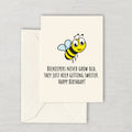 Printable Beekeeper Birthday Card Apiarist Birthday Card Honey Bee Greeting Card Beekeepers Never Grow Old Instant Download Graphic Tee – Easygoing Wear · Great Gift For Fans