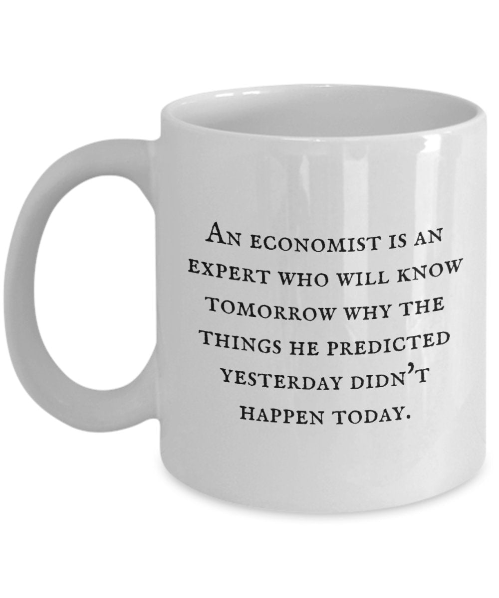 Funny Economics Mug Economist Gift Idea Economics Teacher or Student Present Things Predicted Yesterday Graphic Tee – Fan Favorite · Trending Graphic Apparel