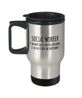 Funny Social Work Travel Mug Social Worker Gift Idea I39m In It For The Outcome Graphic Tee – Feel-Good Design · Top Pick For Any Outfit