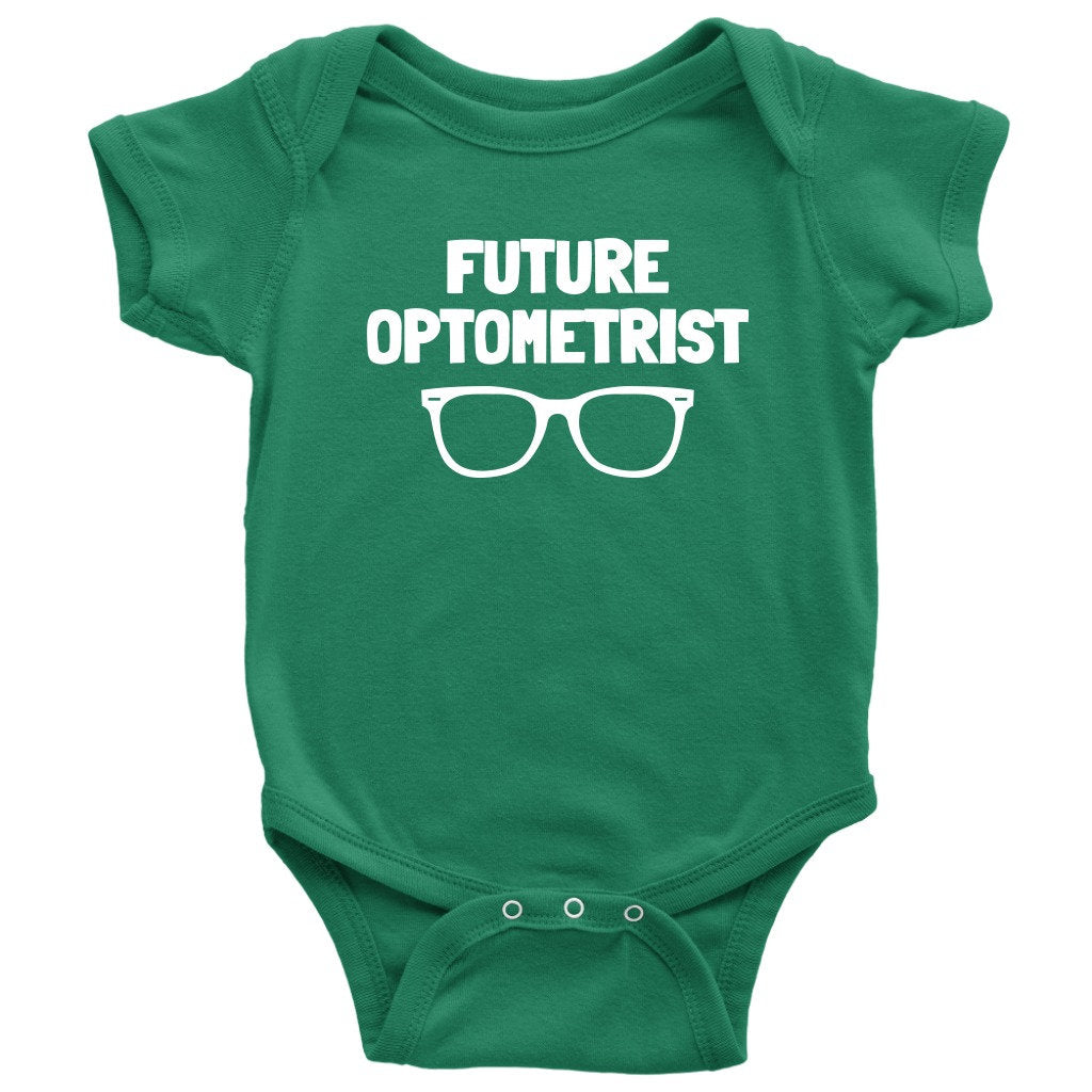 Cute Optometrist Baby Onepiece Optometrist Baby Bodysuit Future Optometrist Baby Shower or First Birthday Many Sizes and Colors Graphic Tee – Aesthetic Look · Must-Have Style