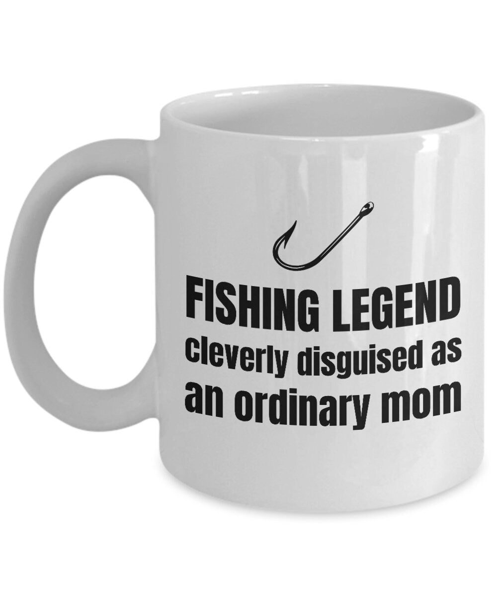 Fishing Mother Gift Idea Fishing Mom Mug Fishing Legend Mother39s Day Gift Mother39s Birthday Graphic Tee – Everyday Comfort · High-Quality Print