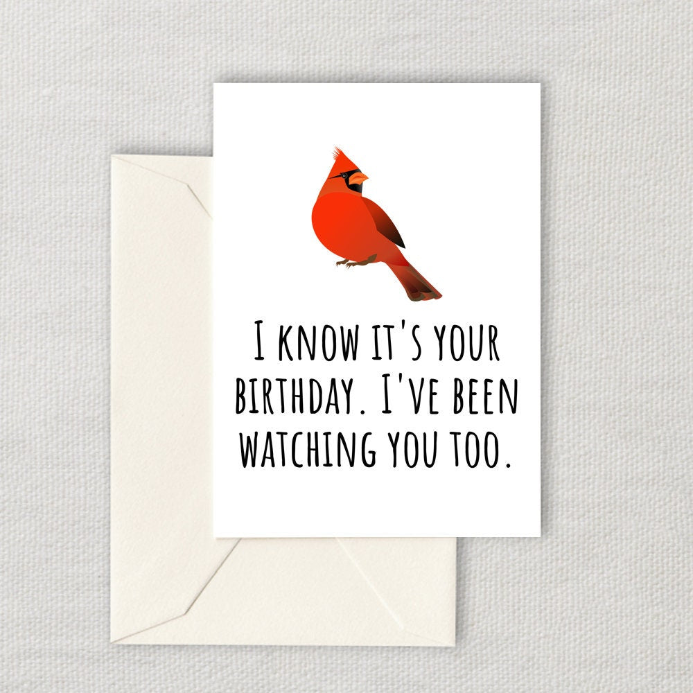Printable Birdwatching Birthday Card Birding Birthday Card Bird Watching Printable Card Birder Card Digital Download Graphic Tee – Warm & Stylish · Trending Graphic Apparel