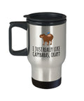 Funny Capybara Travel Mug Capybara Lover Gift Idea Capybara Gift I Just Really Like Capybaras Okay Graphic Tee – Easygoing Wear · Trending Graphic Apparel