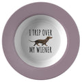 Dachshund Bowl Funny Gift For Dachshund Owner I Trip Over My Wiener Quality Bowl Graphic Tee – Fan Favorite · Great Gift For Fans