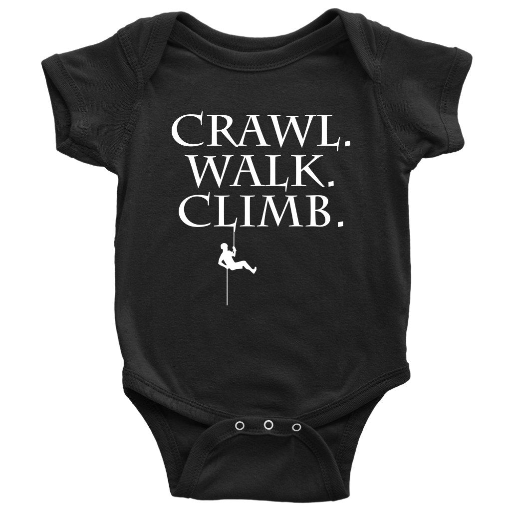 Rock Climber Baby Shirt Rock Climbing Baby Onepiece Climber Baby Bodysuit Crawl Walk Climb Baby Shower Gift All Cotton Graphic Tee – Everyday Comfort · Must-Have Style