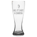 Funny Surveying Gift Surveyor Gift Idea Land Surveyor Gift No It39s Not A Camera Beer Glass Pilsner Glass Graphic Tee – Feel-Good Design · High-Quality Print