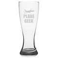 Aircraft Spotter Gift Plane Spotting Beer Glass Aviation Enthusiast Present Plane Geek Airplane Lovers Pilsner Glass Graphic Tee – Warm & Stylish · Great Gift For Fans