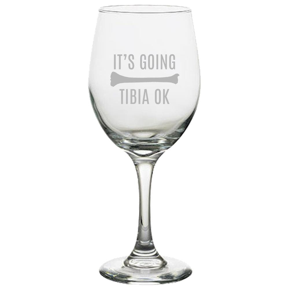 Orthopedic Wine Glass Orthopedist Gift Chiropractor Gift Orthopedic Surgeon Funny Medical Wine Glass Tibia OK Graphic Tee – Everyday Comfort · Top Pick For Any Outfit