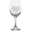 Funny Philosophy Wine Glass Philosophy Student Gift Idea Philosophy Teacher Gift Philosophy Pun Stop Philosophizing But I Kant Graphic Tee – Soft Feel · Top Pick For Any Outfit