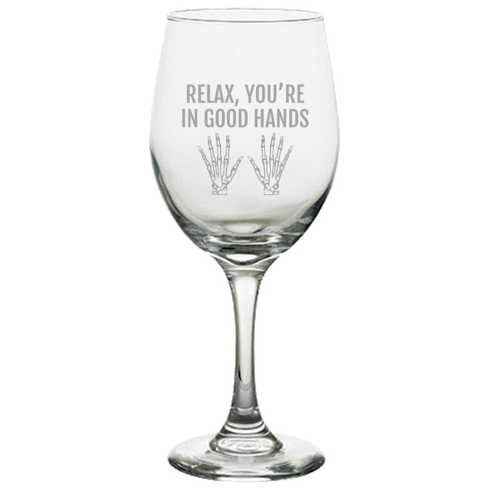 Orthopedic Wine Glass Orthopedist Gift Chiropractor Gift Orthopedic Surgeon You39re In Good Hands Graphic Tee – Soft Feel · Great Gift For Fans