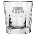 Retired Mailman Rocks Glass Mailman Retirement Gift Mailman Present Postman Gift Whiskey Tumbler Graphic Tee – Fan Favorite · Great Gift For Fans