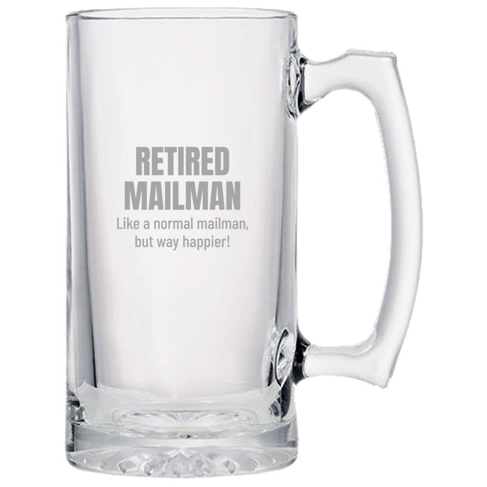 Retired Mailman Beer Mug Mailman Retirement Gift Mailman Beer Glass Postman Present Graphic Tee – Cozy Vibes · Top Pick For Any Outfit