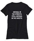 Asexual Shirt Asexual Pride Gift Asexuality Gift Asexual In The Streets Women39s Tee Graphic Tee – Cozy Vibes · High-Quality Print