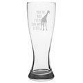 Cute Giraffe Pilsner Glass You39re Not Even On My Level Funny Animal Pun Beer Glass Graphic Tee – Easygoing Wear · Trending Graphic Apparel