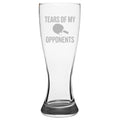 Funny Ping Pong Beer Glass Table Tennis Player Gift Tears Of My Opponents Ping Pong Gift Pilsner Glass Graphic Tee – Feel-Good Design · Perfect For Daily Wear